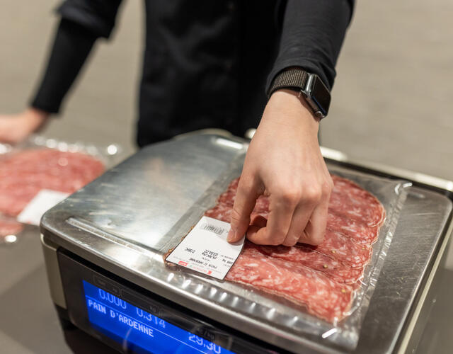 Rouleaux d’étiquettes pour balances